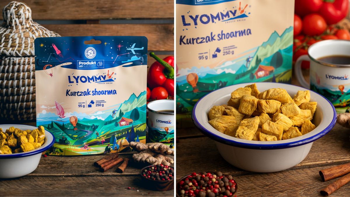 LYOMMY Kurczak shoarma - 250 g - danie liofilizowane  liofilizat